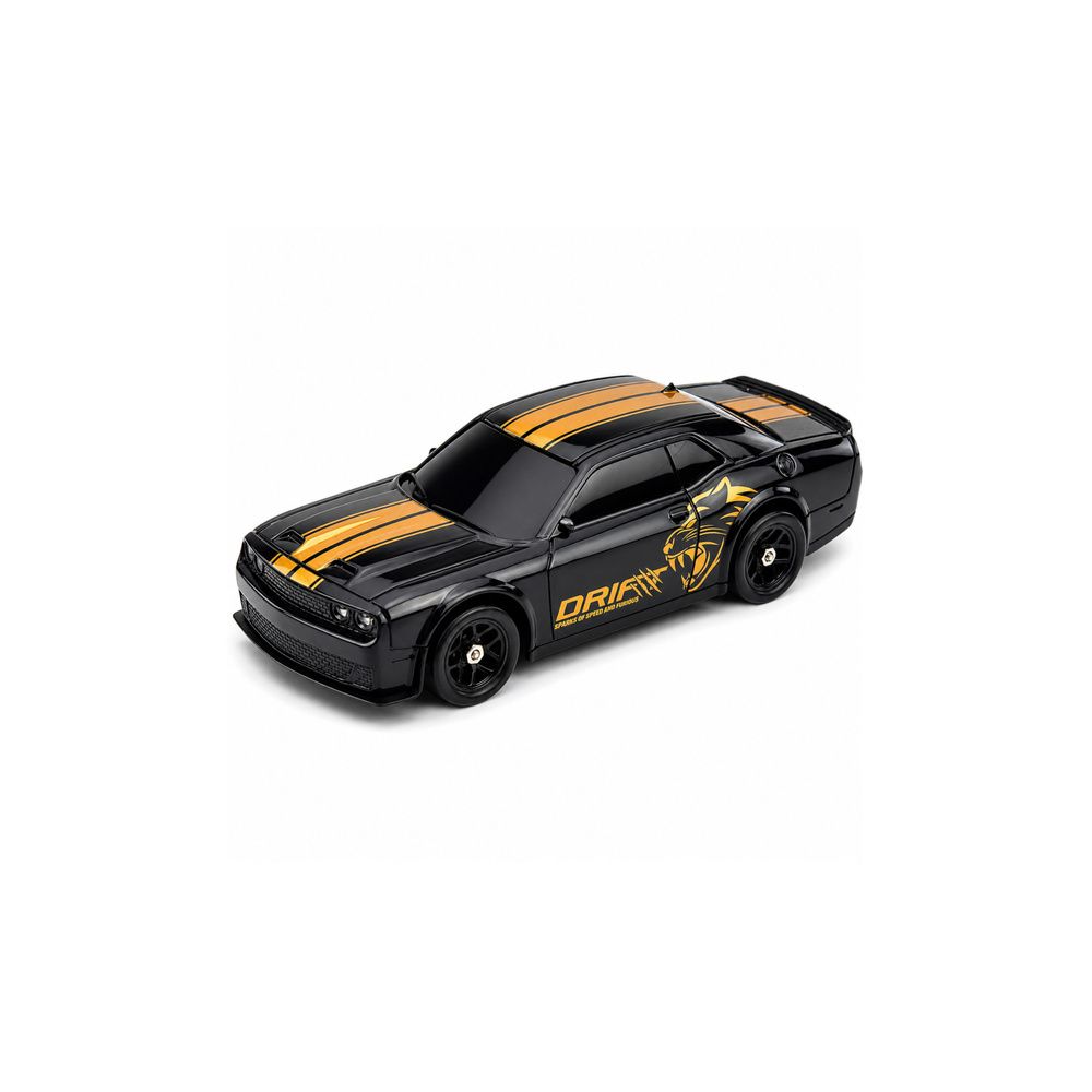 Samochód Sportowy Do Driftu RC Wymienna Karoseria Koła 4WD Czarny 1:43