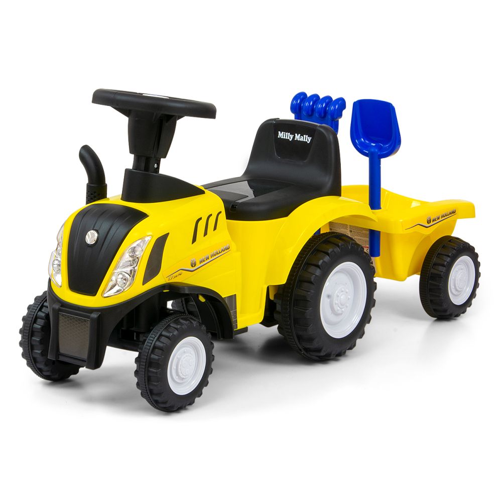Milly Mally Pojazd NEW HOLLAND T7 TRAKTOR Yellow