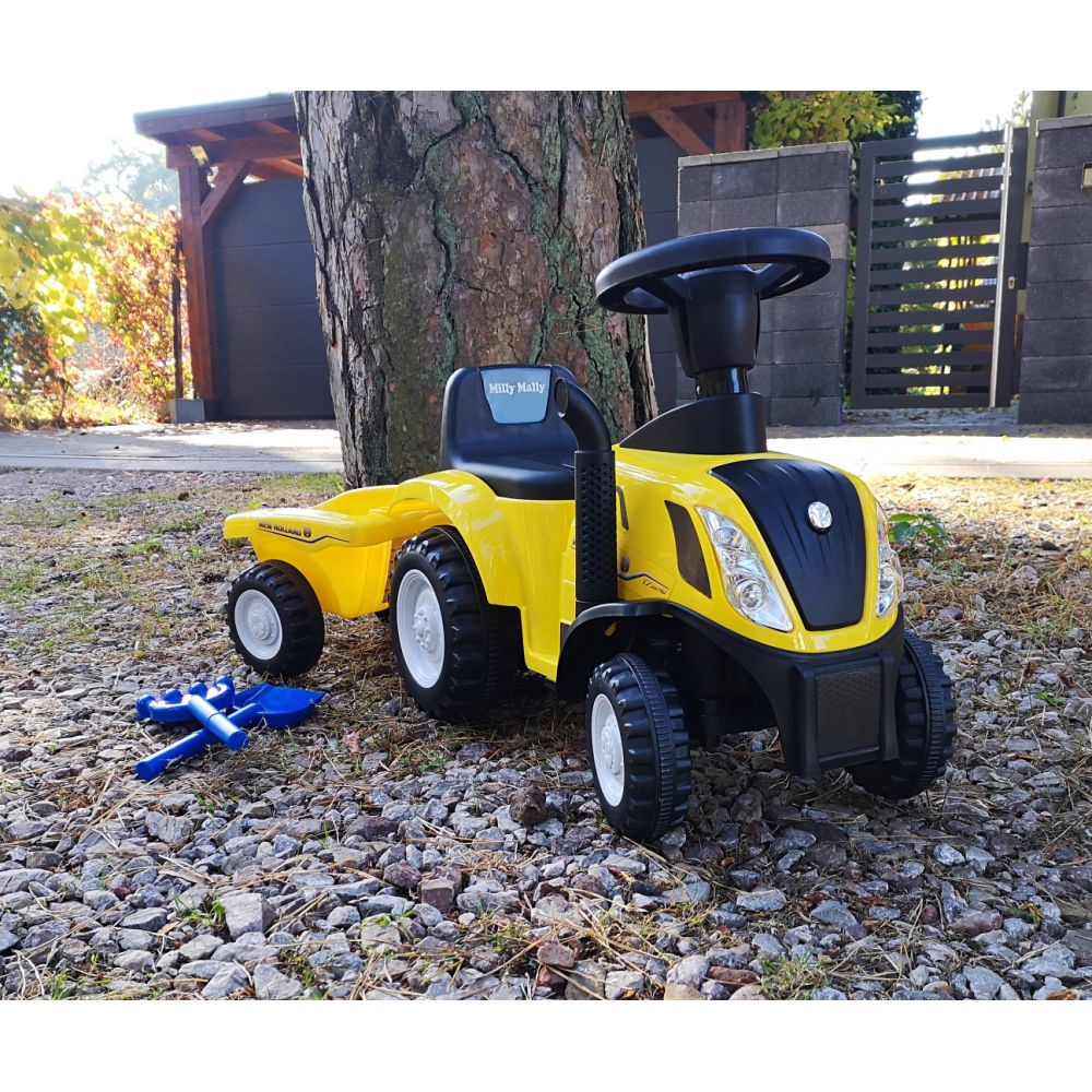 Milly Mally Pojazd NEW HOLLAND T7 TRAKTOR Yellow