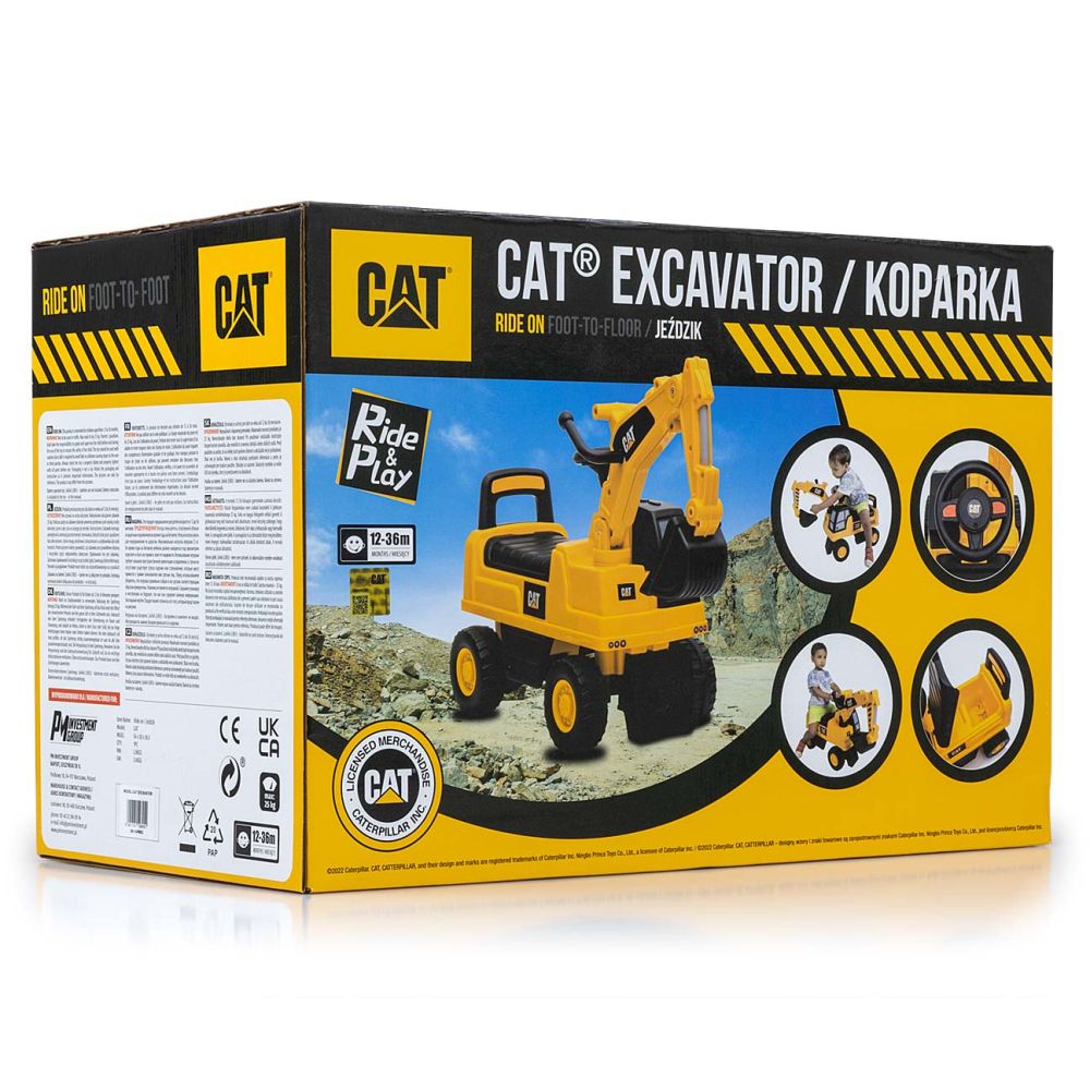 Milly Mally Pojazd CAT Excavator Koparka
