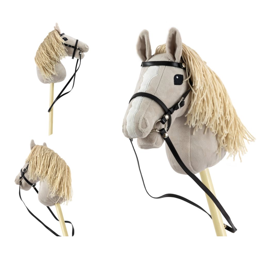 Milly Mally Hobby Plus Koń na Kiju Light Grey