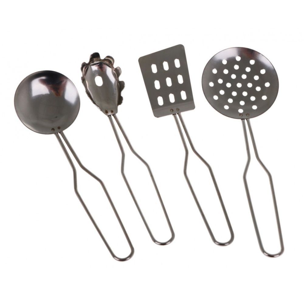 Zestaw metalowych Garnków dla dzieci 3+ Garnki do gotowania + Przybory + Akcesoria kuchenne 11 el.