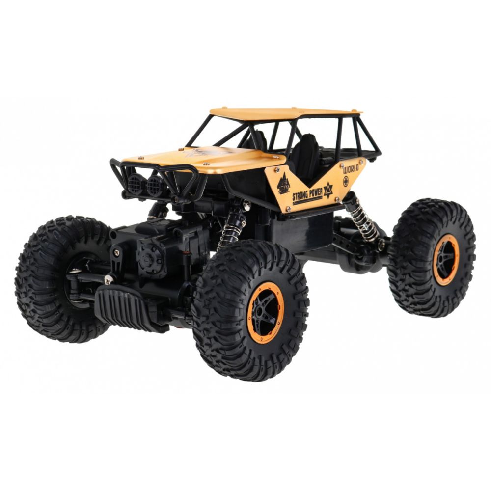 Crawler Monster dla dzieci 6+ Zdalnie sterowany Złoty model 1:18 Ekstremalna jazda