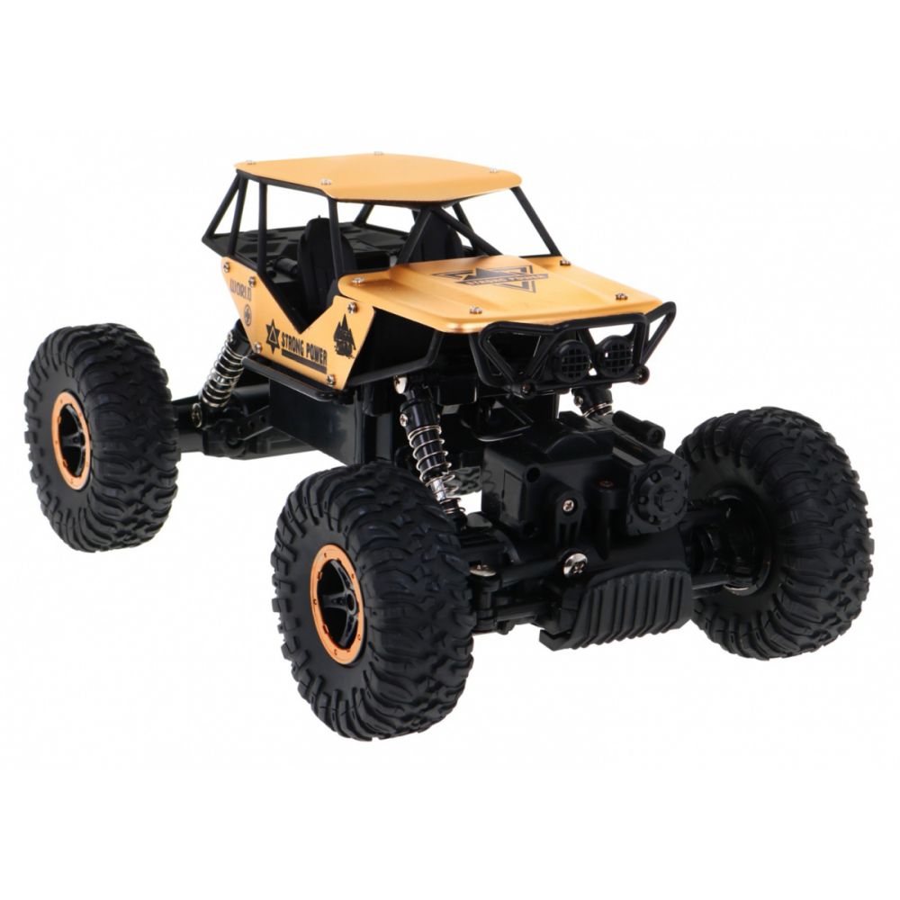 Crawler Monster dla dzieci 6+ Zdalnie sterowany Złoty model 1:18 Ekstremalna jazda