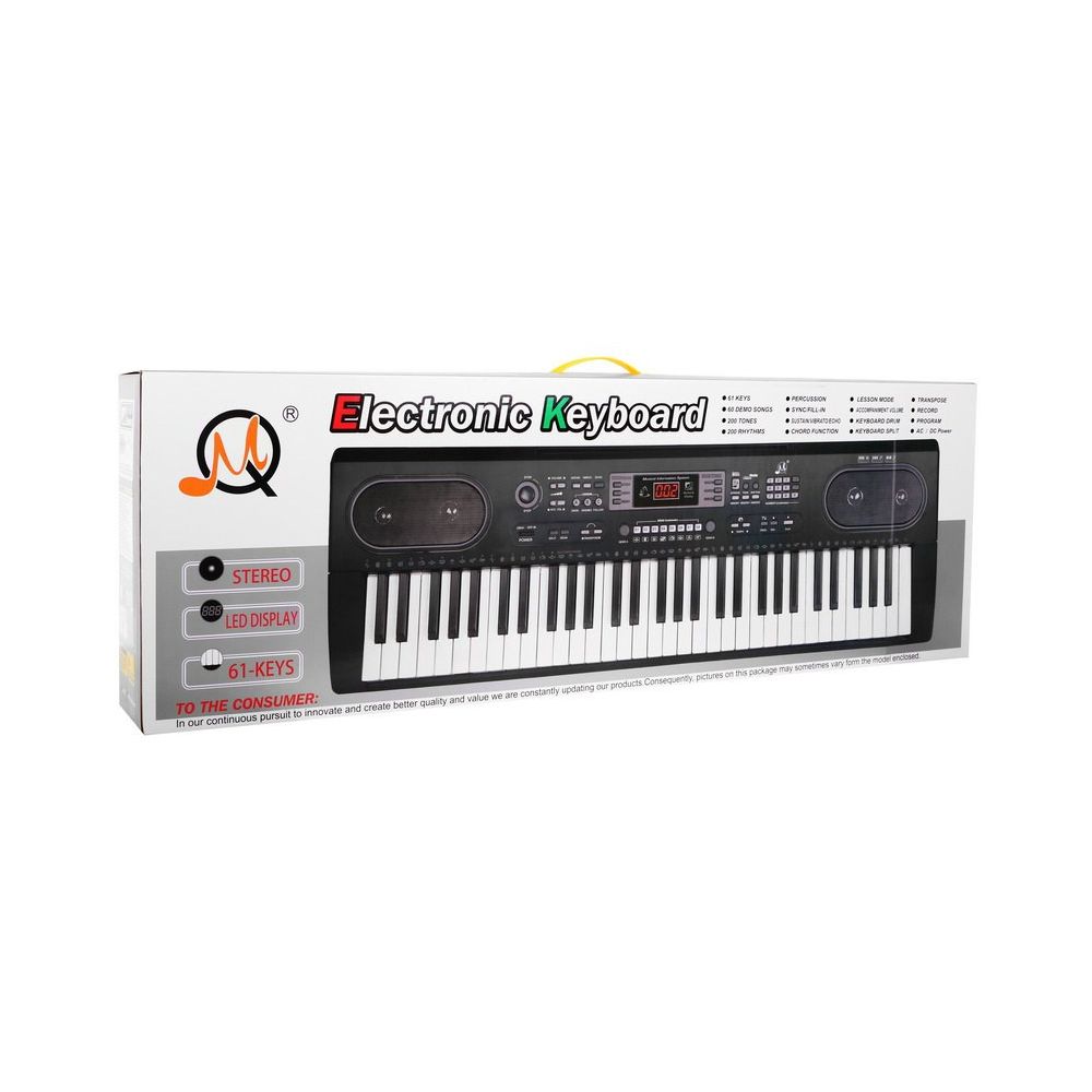 Wielofunkcyjny Keyboard dla dzieci 5+ Zestaw muzyczny Mikrofon Taktomierz - model nr 603