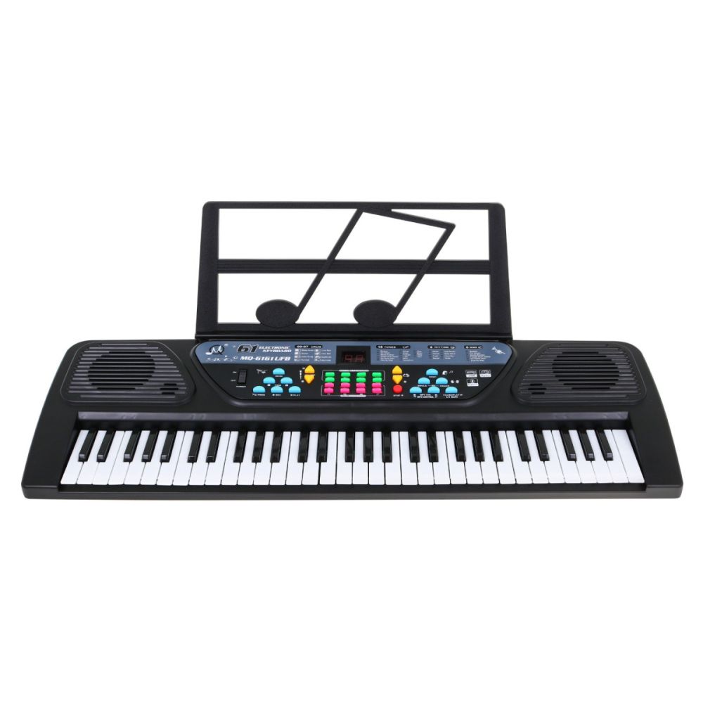 Keyboard z trybem nauki dla dzieci 5+ Stojak na nuty Mikrofon + Nagrywanie - model nr 6161