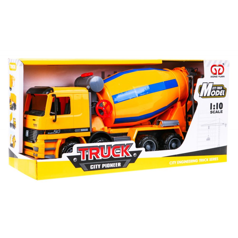 Betoniarka dla dzieci 3+ Realistyczny model 1:10 + Ruchome elementy + Obrotowa gruszka