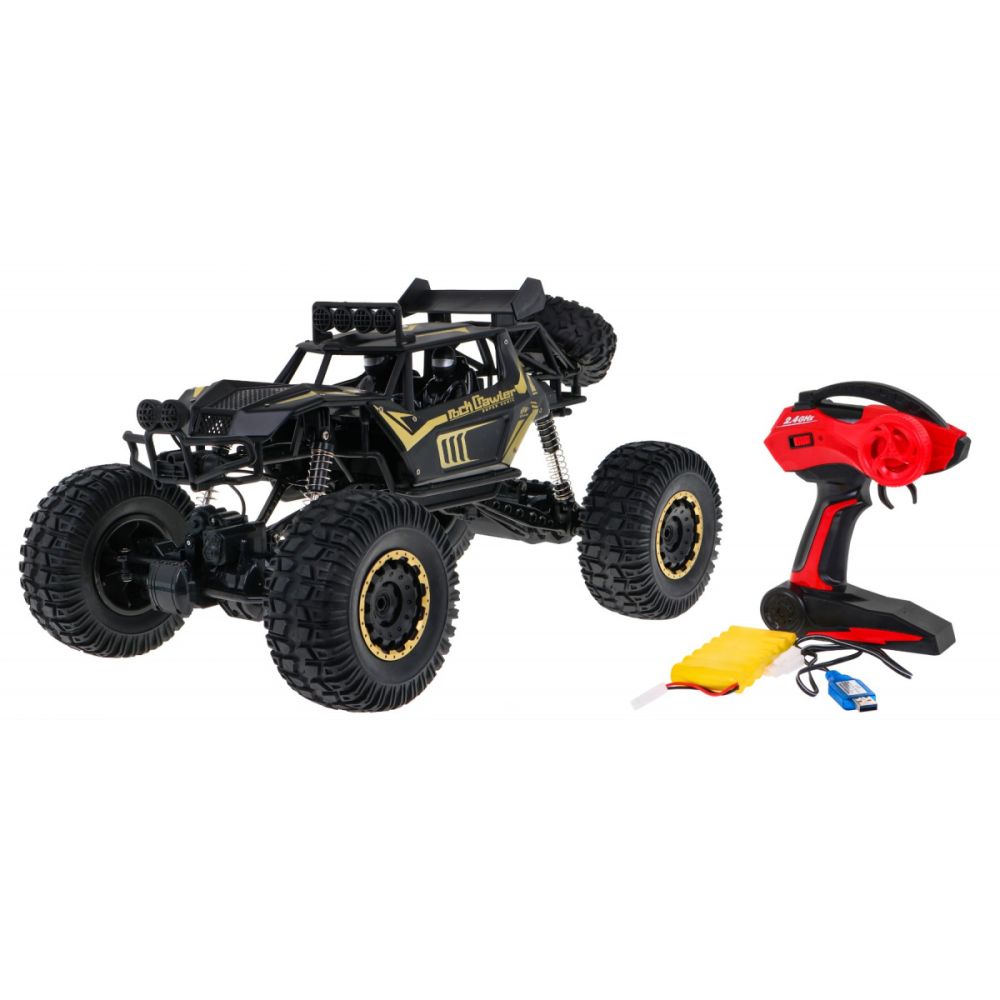 Metalowy crawler Rock dla dzieci 3+ Zdalnie sterowany model 1:8 Napęd 4x4