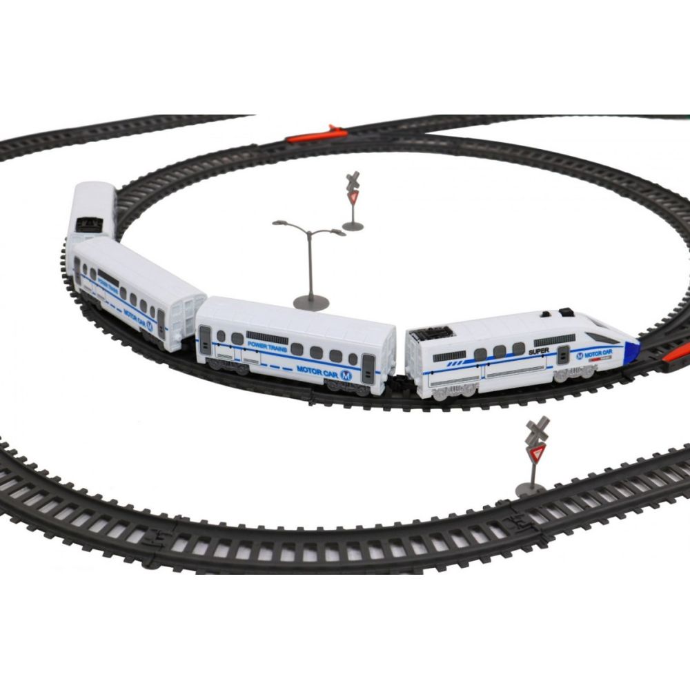 Duża Kolejka dla dzieci 4+ Pociąg z wagonami + Tor 9+ metrów 70 el.