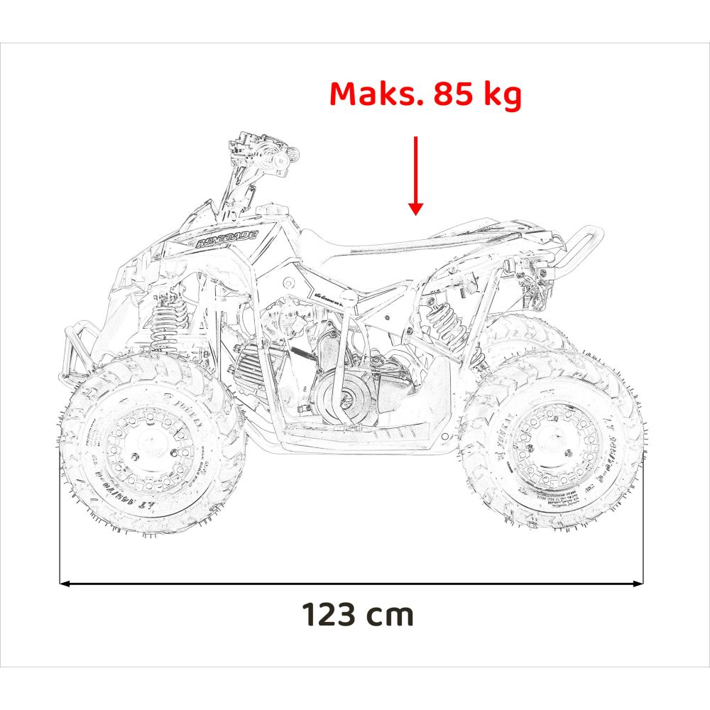 Pojazd Quad Spalinowy RENEGADE 110CC Zielony