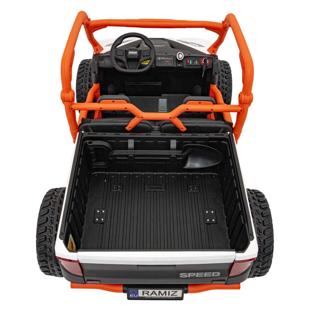 Pojazd Farmer Truck UTV Racing Biały