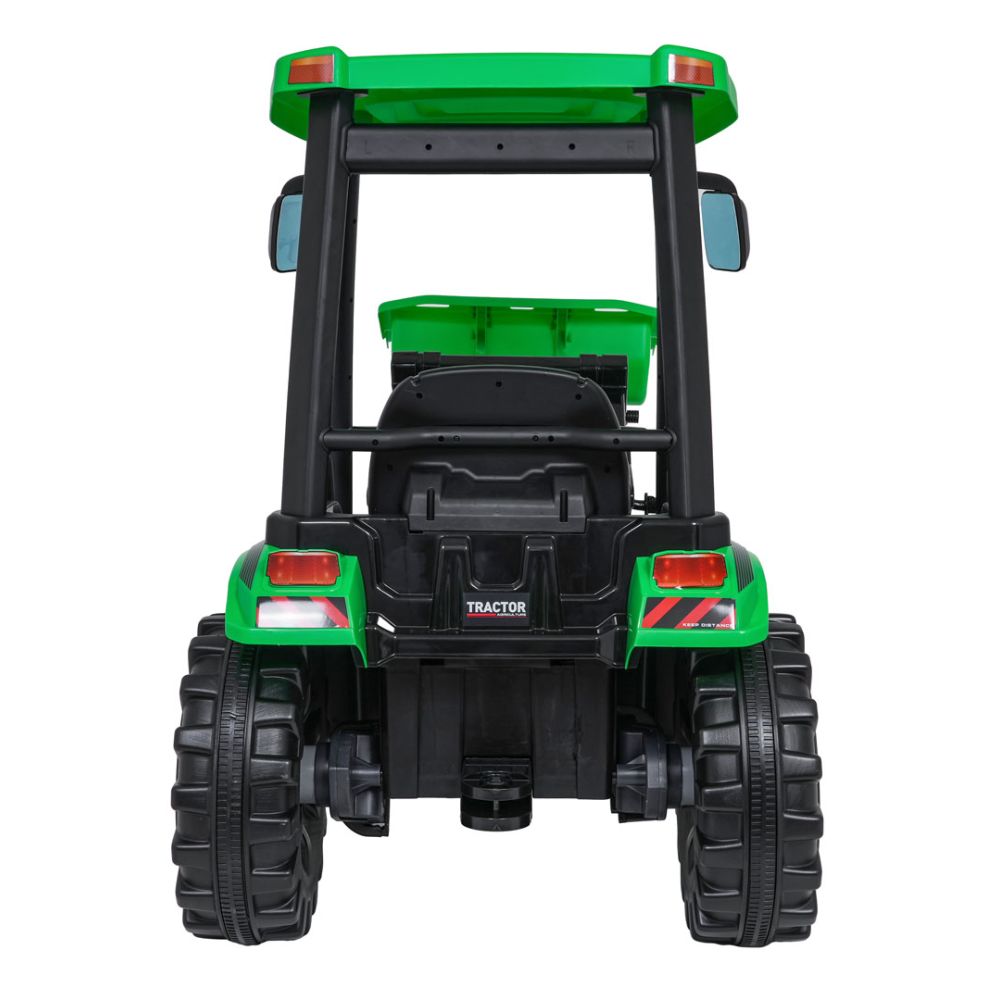 Pojazd MEGA Traktor D68 Z Przyczepką Zielony