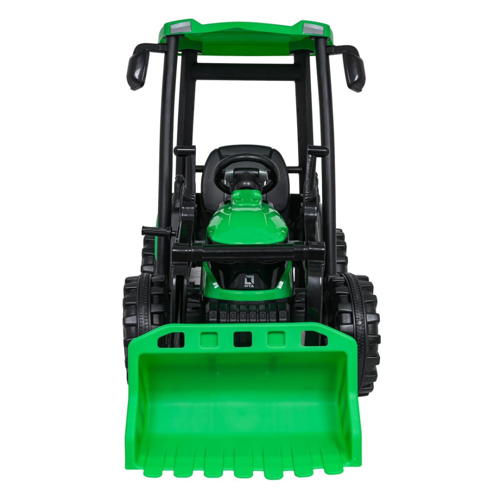 Pojazd MEGA Traktor D68 Z Przyczepką Zielony