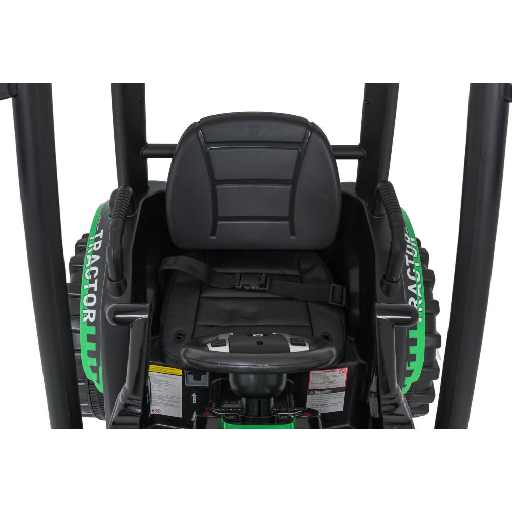 Pojazd MEGA Traktor D68 Z Przyczepką Zielony