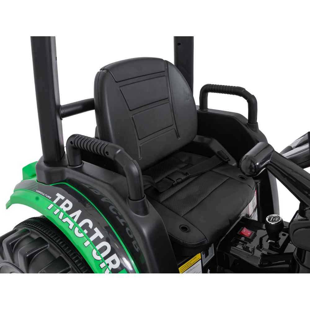 Pojazd MEGA Traktor D68 Z Przyczepką Zielony