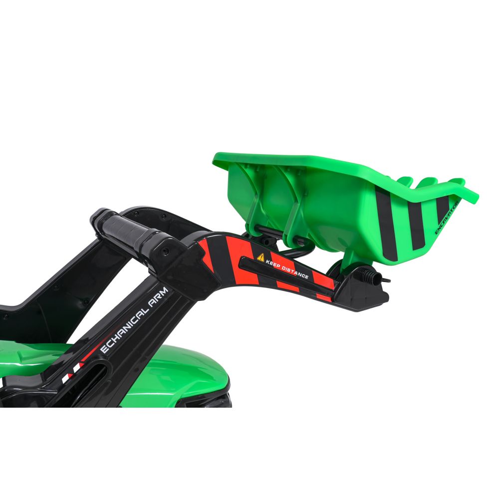Pojazd MEGA Traktor D68 Z Przyczepką Zielony