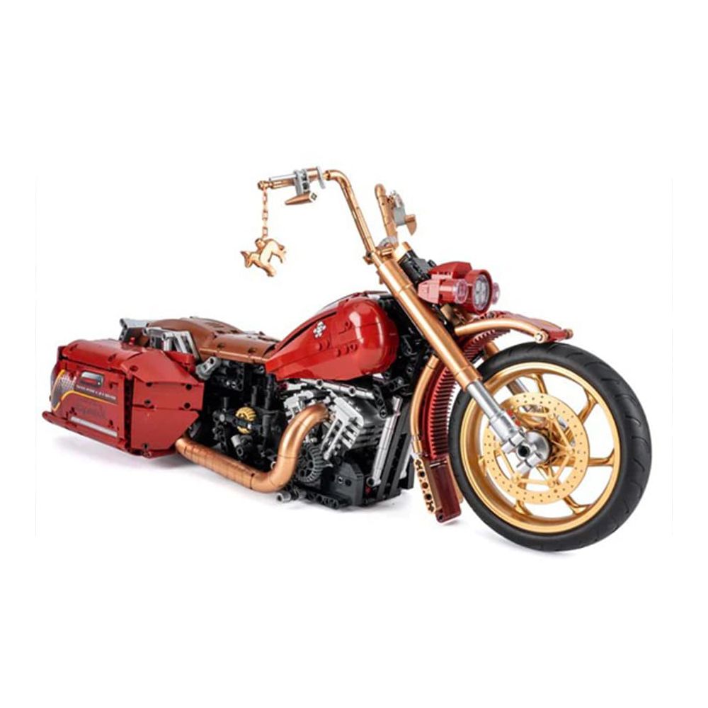 Klocki Motocykl 2111el. Czerwony