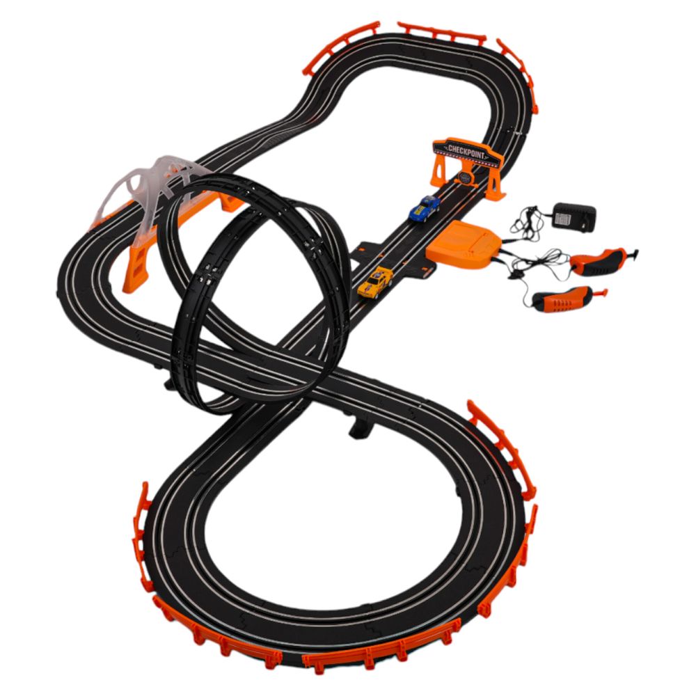 Tor Wyścigowy TRACK MASTER z Podświetleniem + Akcesoria 615cm
