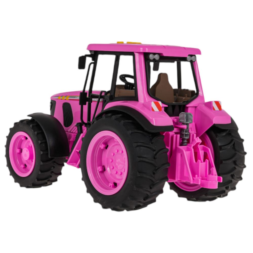 Różowy Traktor z Funkcją Świateł i Dźwięku