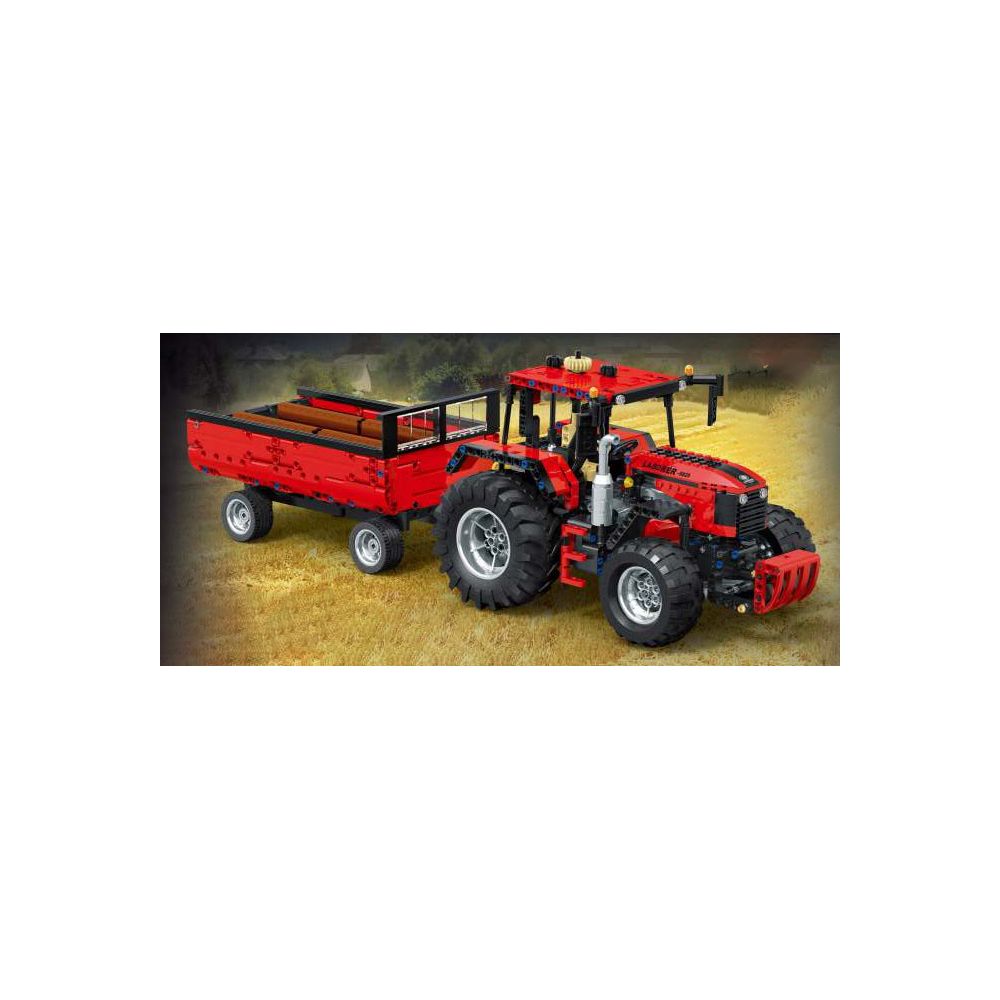 Zestaw Klocków Traktor z Przyczepą 1284el.