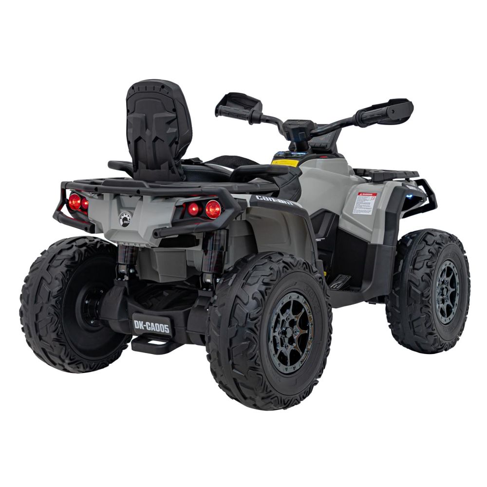 Quad Can Am Outlander ATV z Pilotem Szary