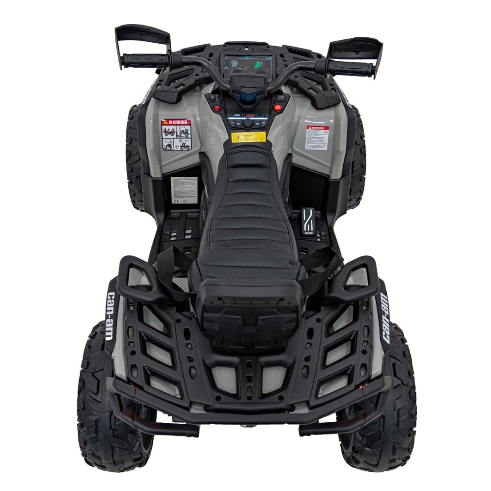 Quad Can Am Outlander ATV z Pilotem Szary
