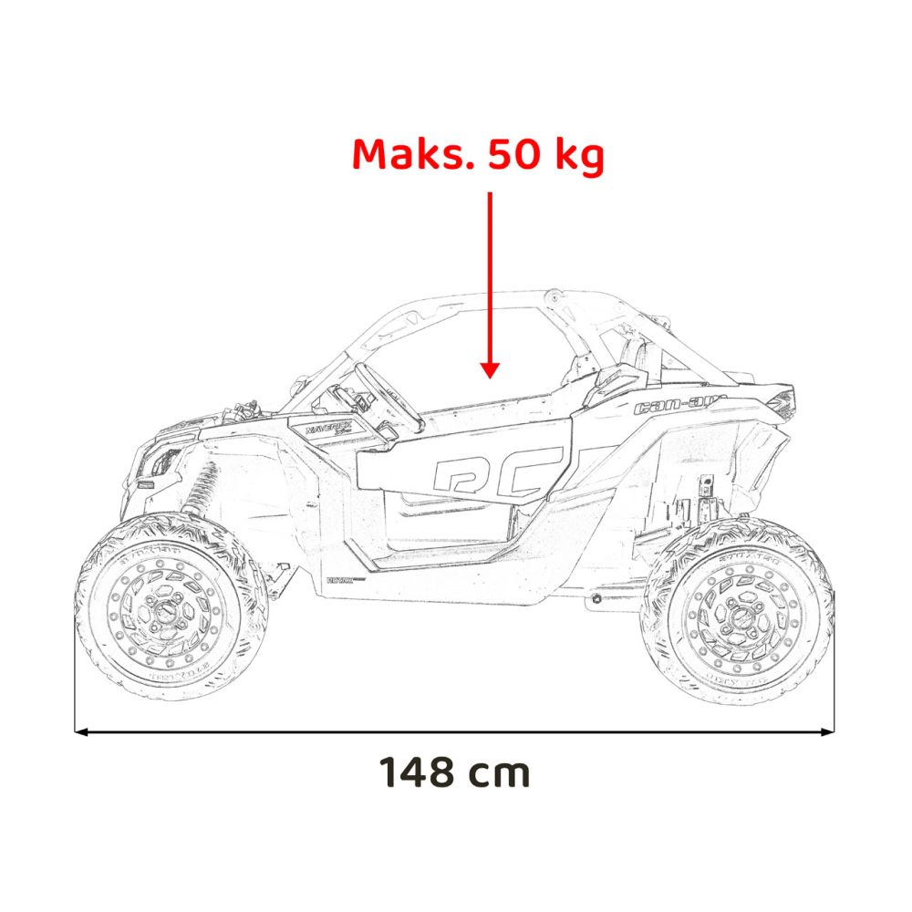 Pojazd Buggy Maverick Turbo RR STRONG Zielony