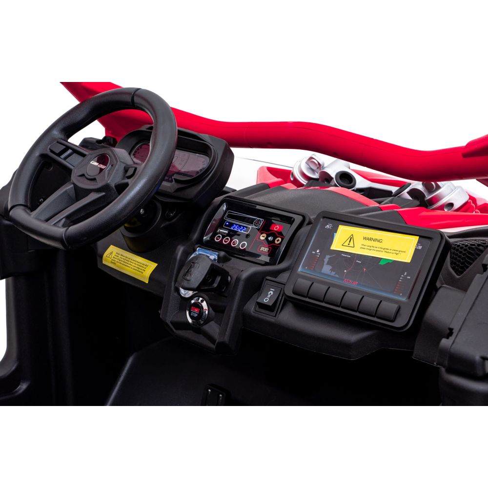Pojazd Buggy Maverick Turbo RR STRONG Czerwony