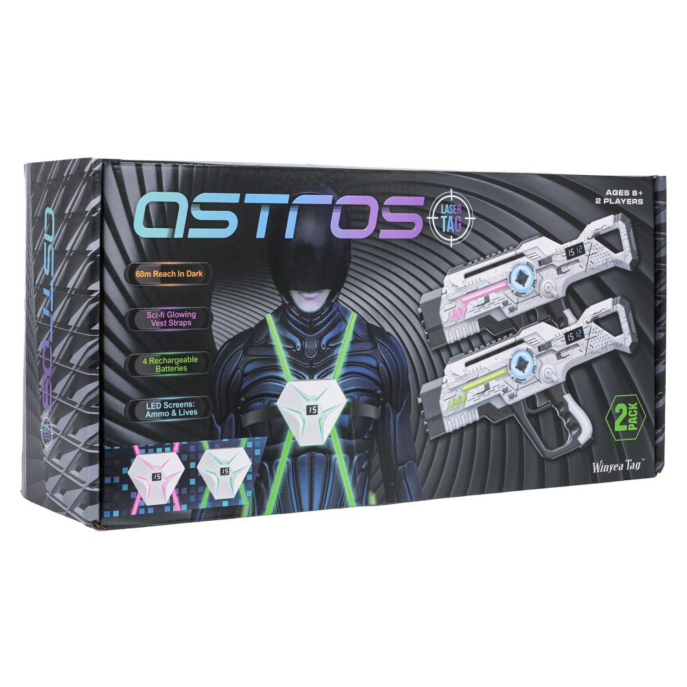 Zestaw Pistoletów Laserowych + Kamizelki