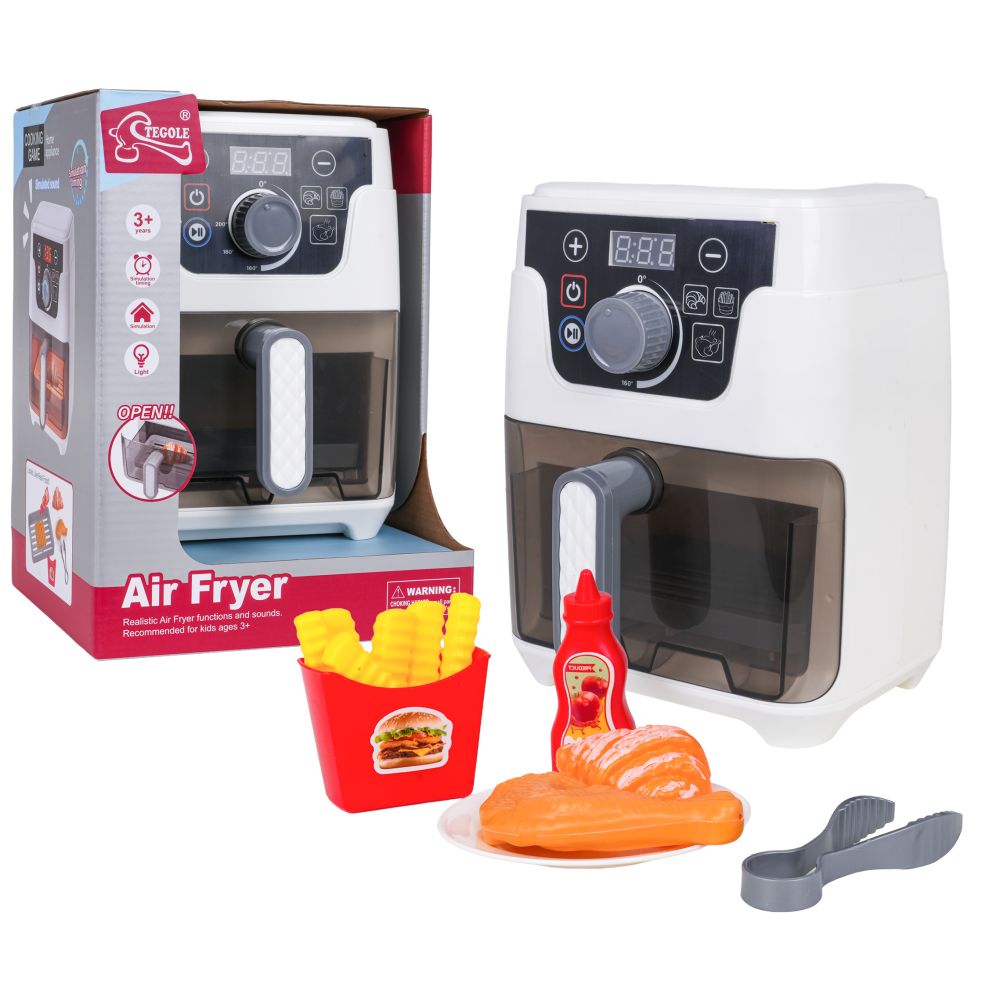 Air Fryer z Funkcją Świateł i Dźwięku + Akcesoria
