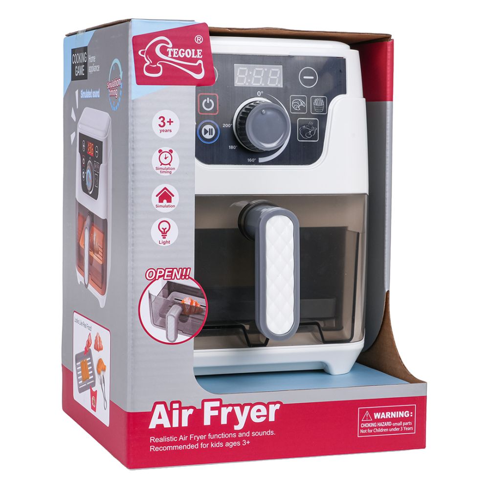 Air Fryer z Funkcją Świateł i Dźwięku + Akcesoria