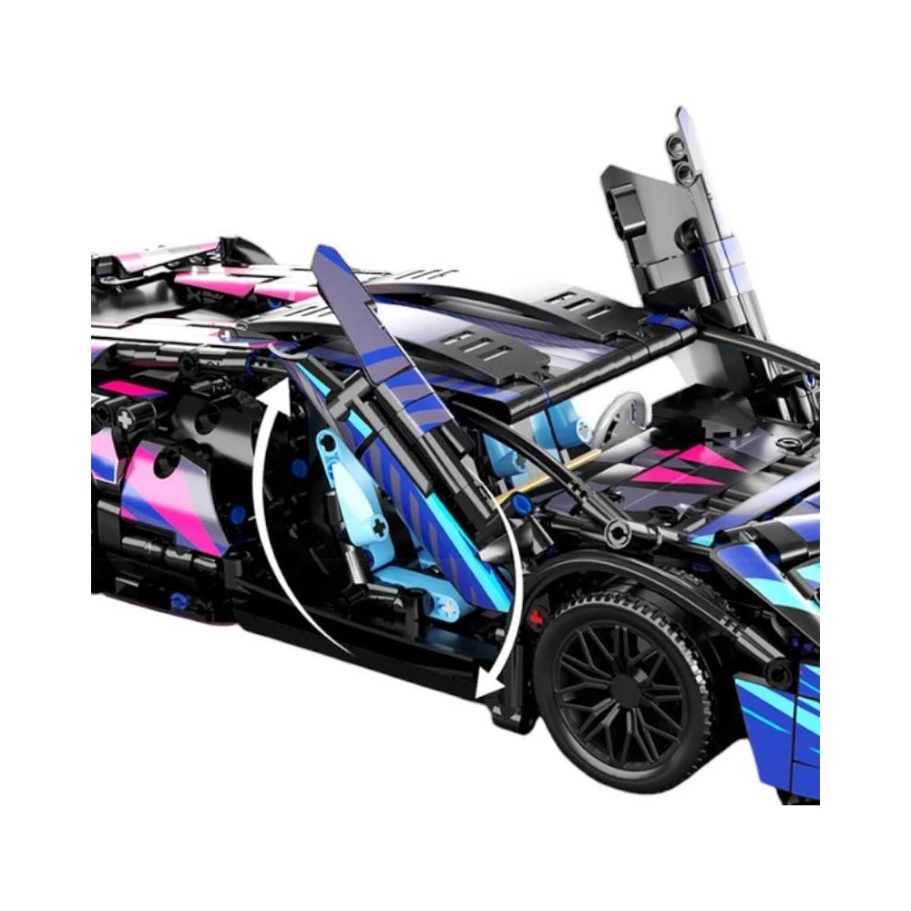 Klocki Auto Sportowe 1280el.