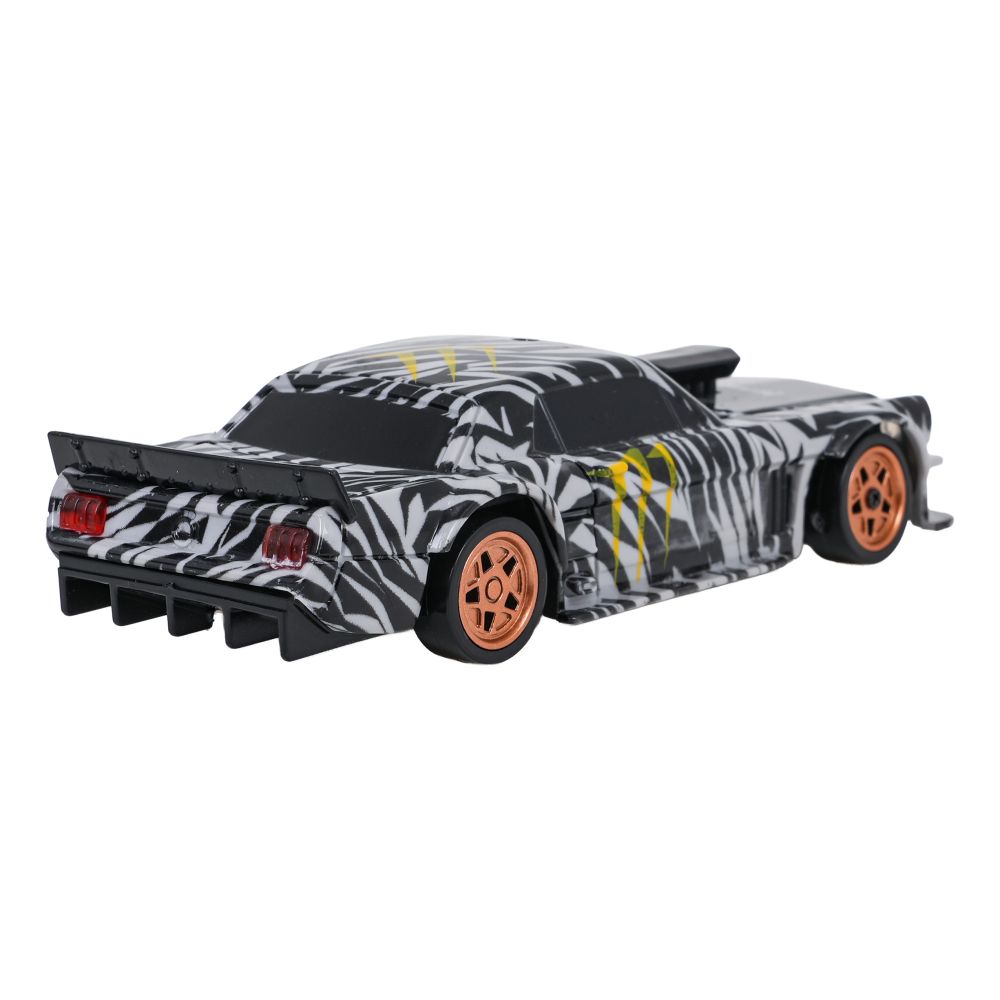 Autko R/C do Driftu 1:43 Srebrne w paski + Akcesoria