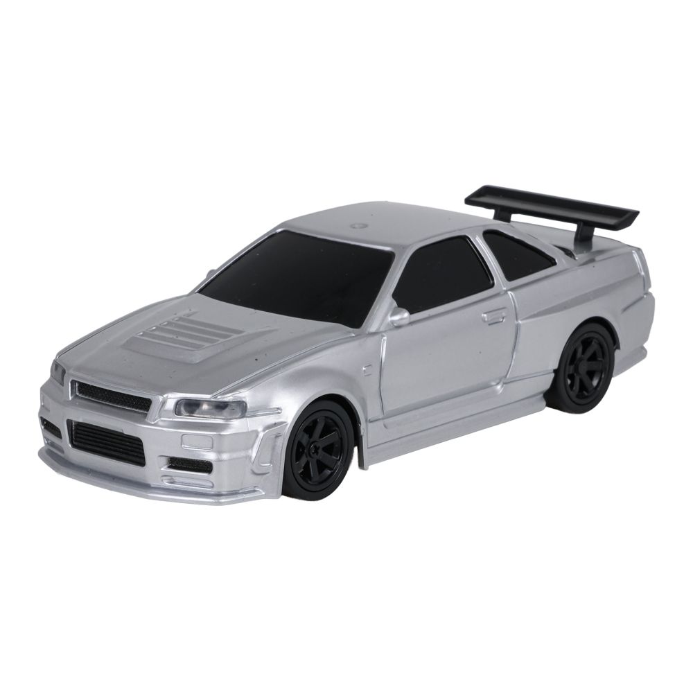 Autko R/C do Driftu 1:43 Srebrne + Akcesoria