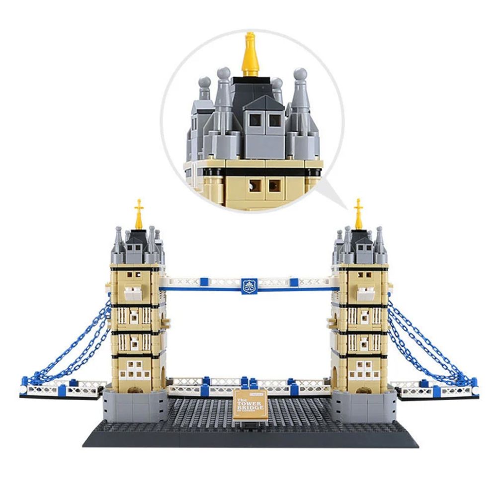Zestaw Klocków Seria Budynki Tower Bridge 969el.
