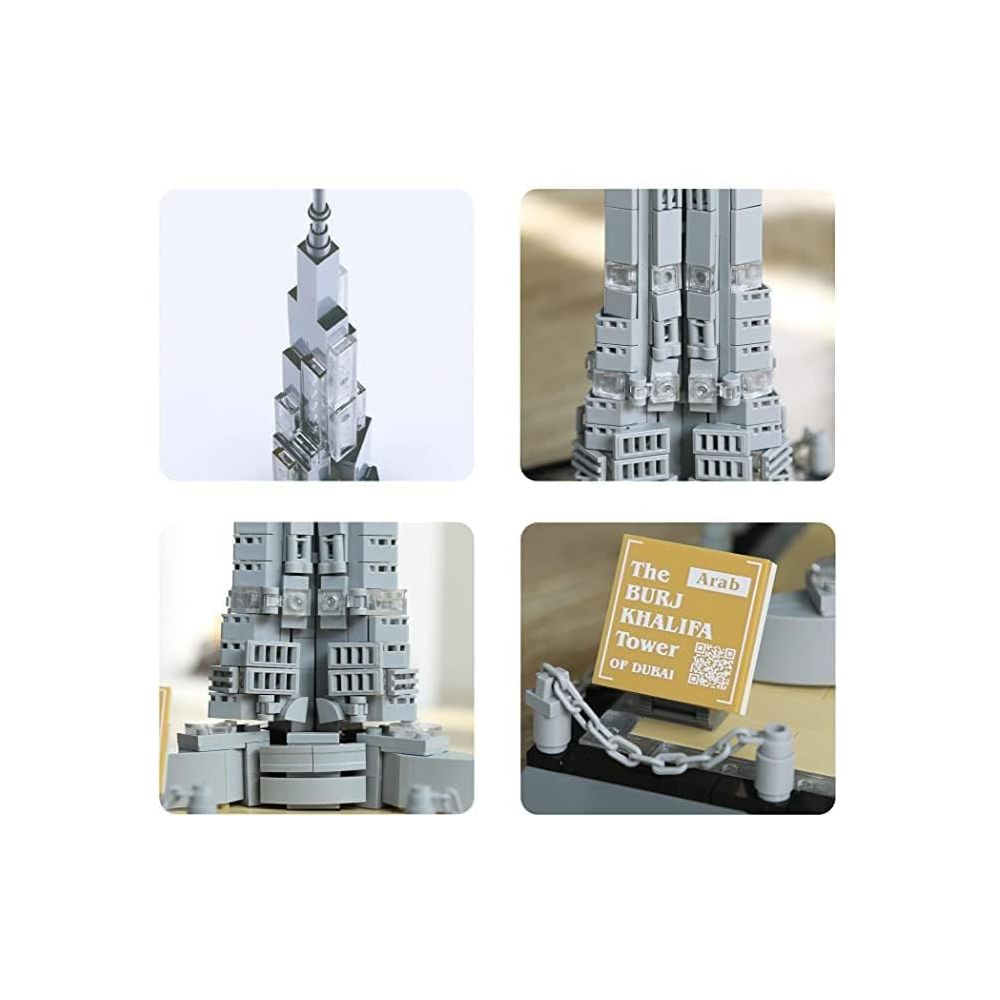 Zestaw Klocków Seria Budynki Burj Khalifa 555el.
