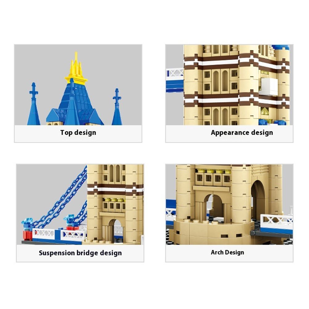 Zestaw Klocków Seria Budynki Tower Bridge 1054el.