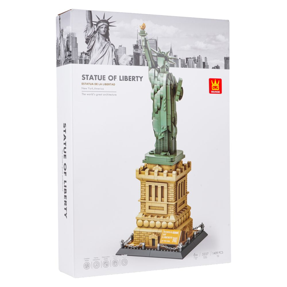 Zestaw Klocków Seria Budynki Statua Wolności 1409el.