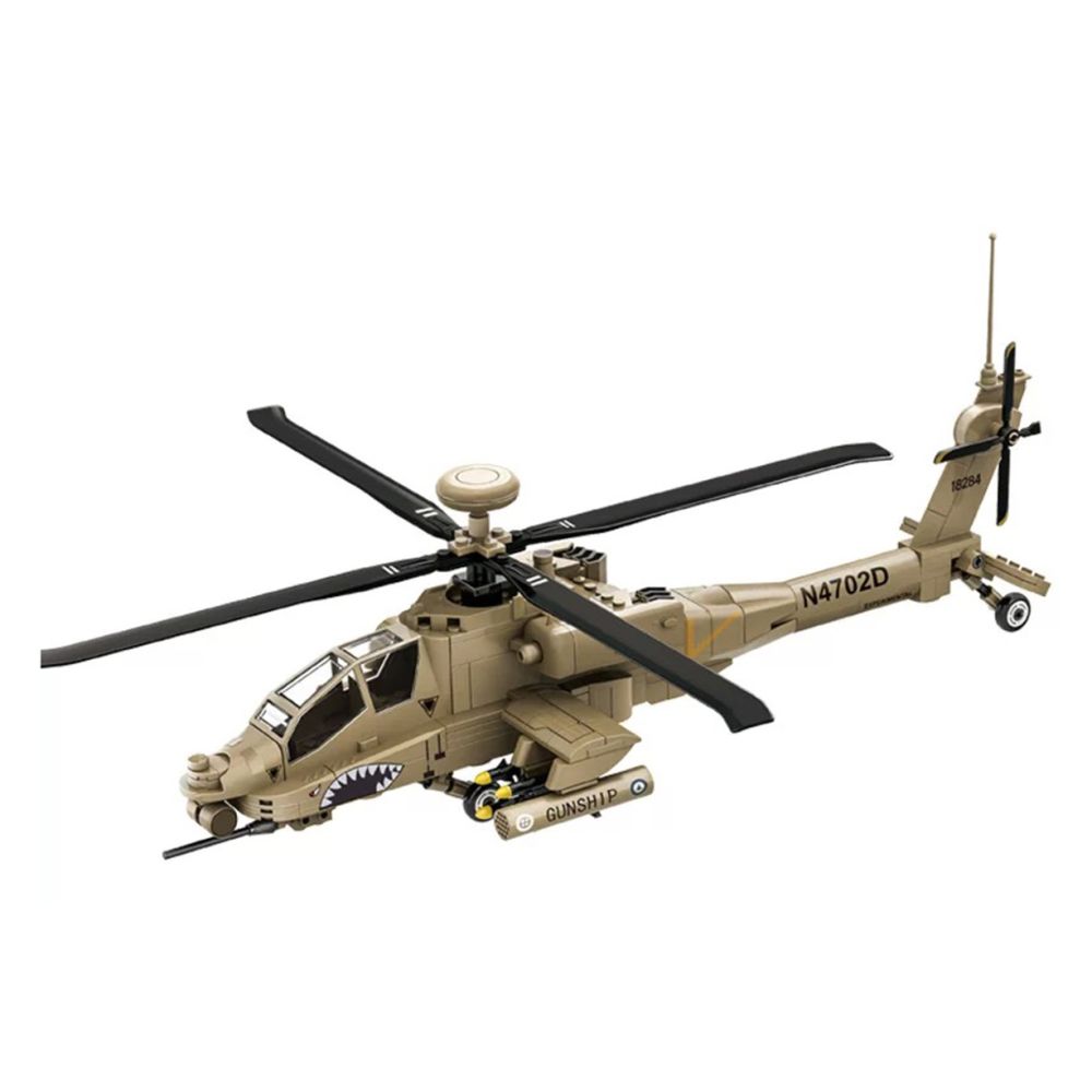 Zestaw Klocków Helikopter Wojskowy 255el.