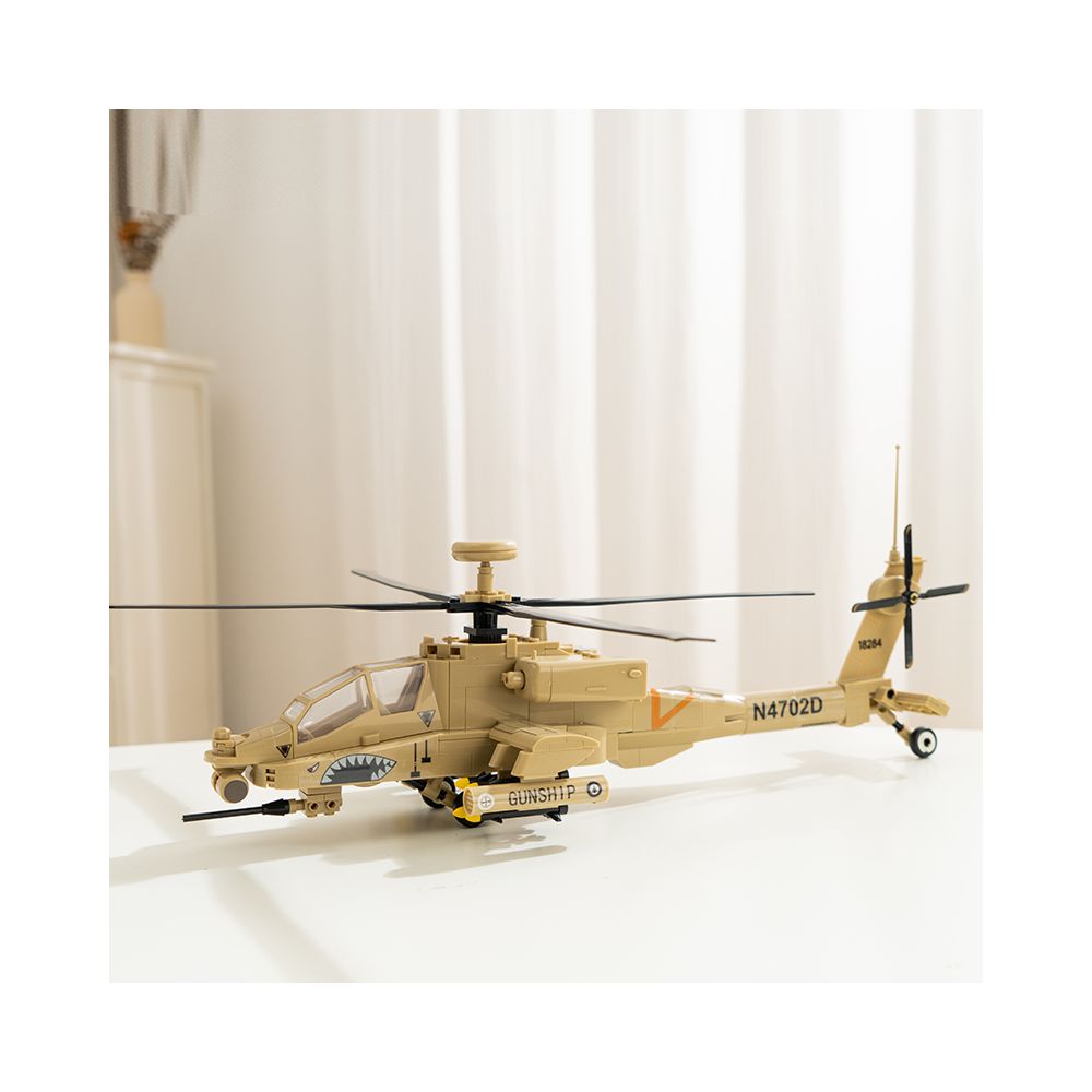 Zestaw Klocków Helikopter Wojskowy 255el.