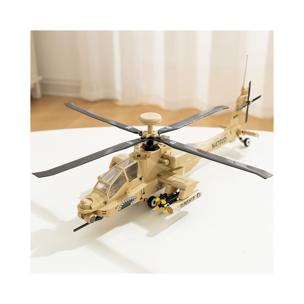 Zestaw Klocków Helikopter Wojskowy 255el.