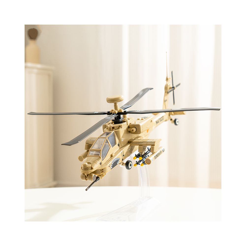 Zestaw Klocków Helikopter Wojskowy 255el.