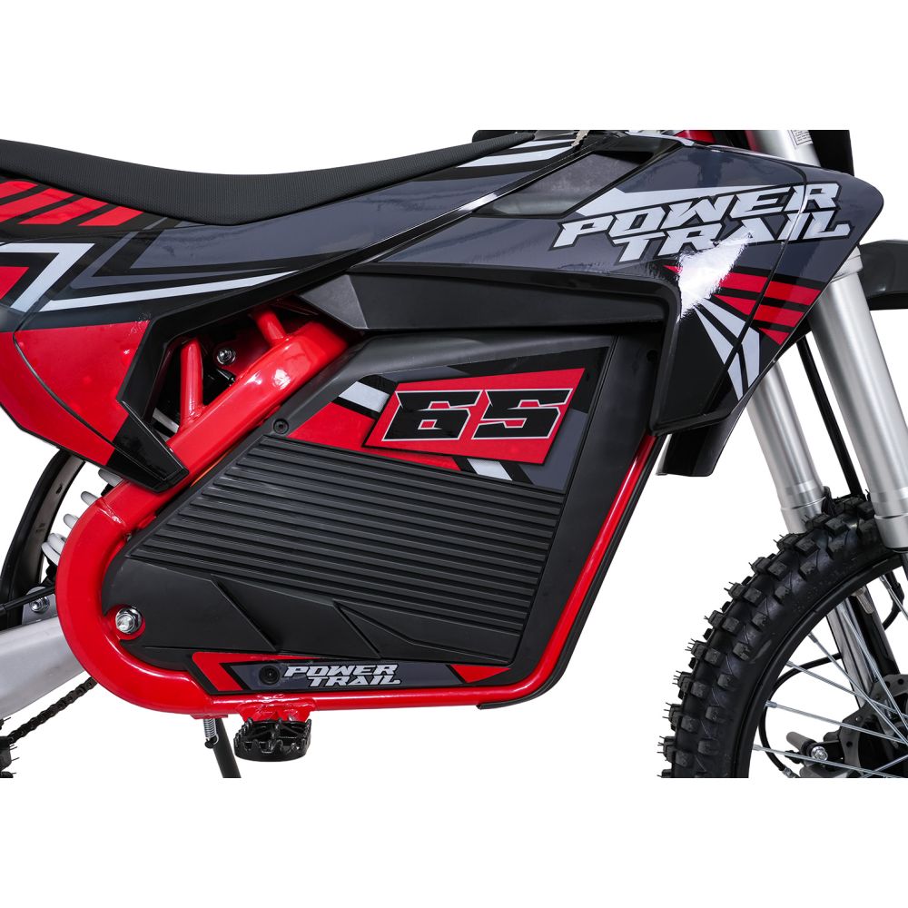 Pojazd Motor Elektryczny POWER TRAIL Czerwony