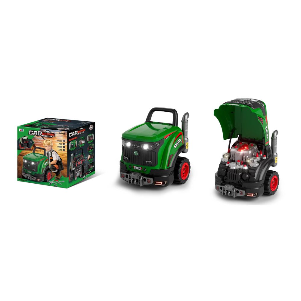 Zestaw Małego Mechanika Traktor Zielony