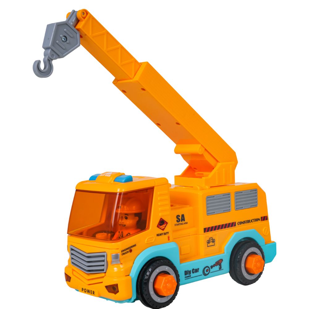 Rozkręcane Autko Dźwig z Funkcją Dźwięku