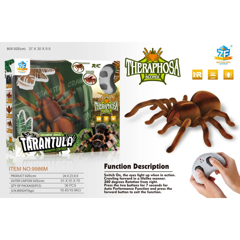 Pająk Tarantula R/C