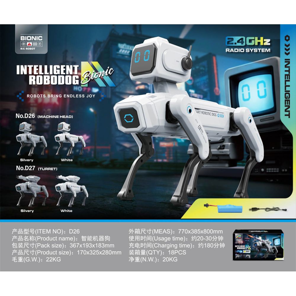Inteligentny ROBODOG Biały