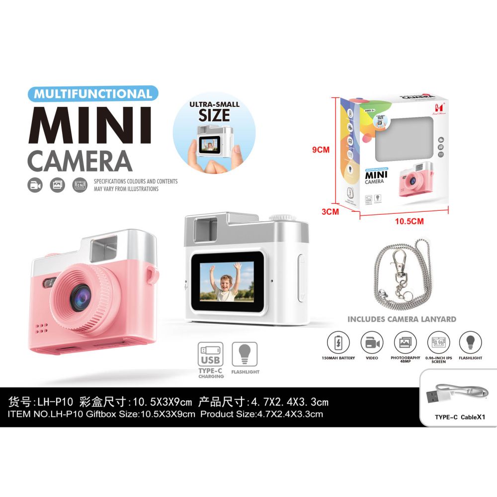 Mini Aparat Fotograficzny Biały