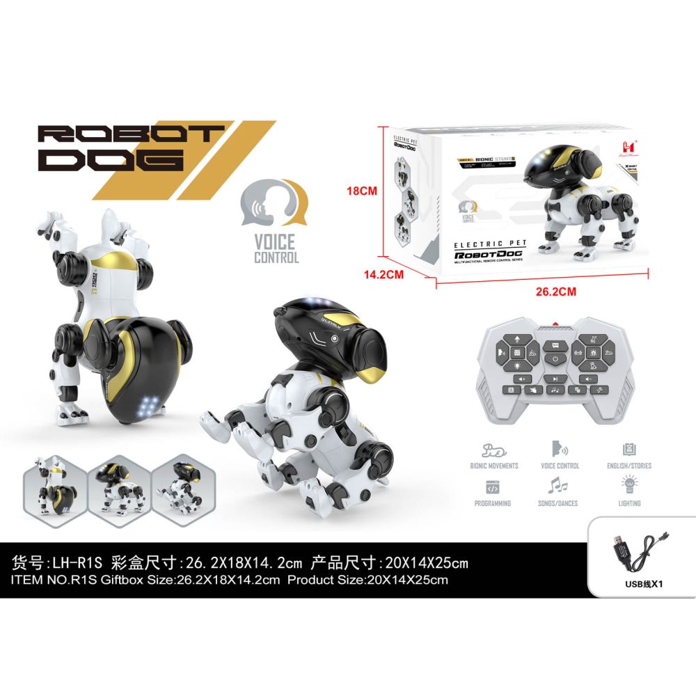 Robot Piesek BUNNY R/C Biały