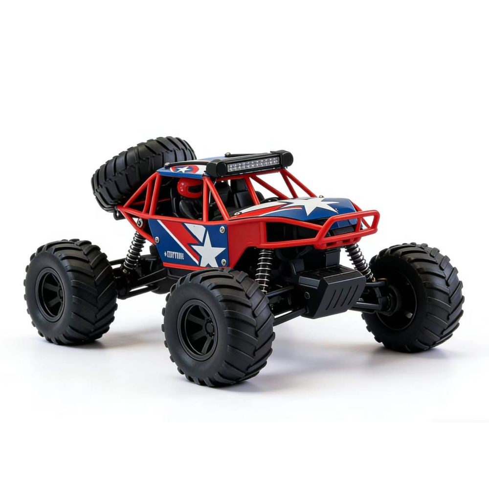 Auto Terenowe R/C 1:10 CAPITAN Niebiesko Czerwony